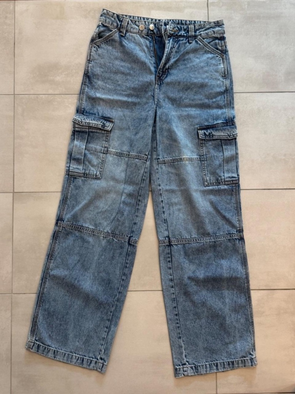 H&M denim cargo pants